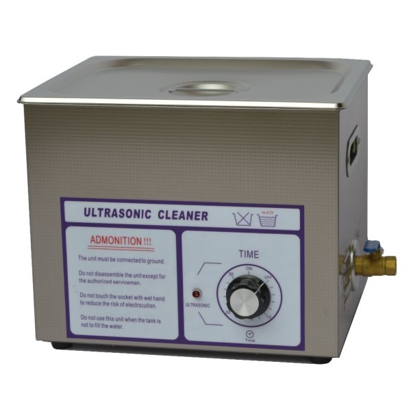 画像3: 【ダイヤル式 10L/80kHz 超音波洗浄機】 タイマー/中型洗浄器クリーナー 業務用 (3)