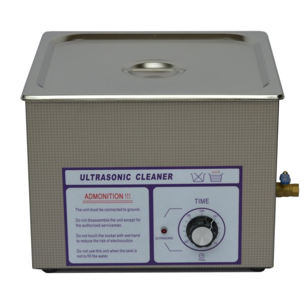 【ダイヤル式 15L/28kHz 超音波洗浄機】 タイマー/中型洗浄器クリーナー 業務用