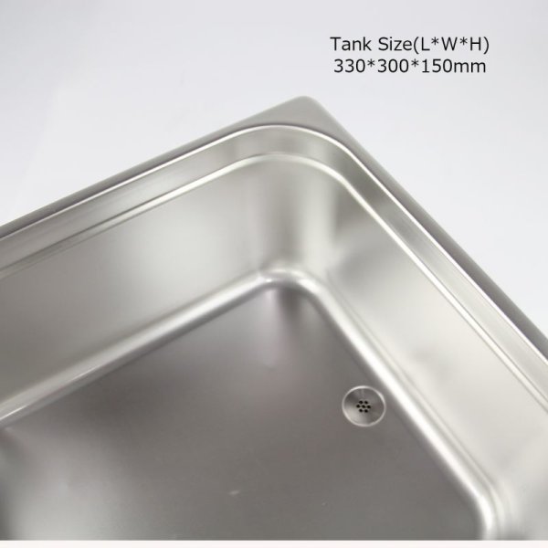 画像7: 【ダイヤル式 15L/40kHz 超音波洗浄機】 タイマー/ ヒーター/中型洗浄器クリーナー 業務用 (7)