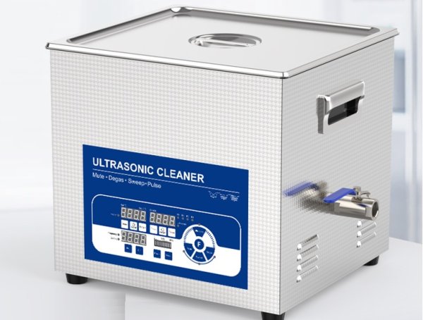 画像1: 【工業用マルチ デュアル周波数 15L/28khz/40kHz 超音波洗浄機】 タイマー/ヒーター/パワー調節/DEGAS/スイープ/パルス機能/小型洗浄器クリーナー 業務用 (1)