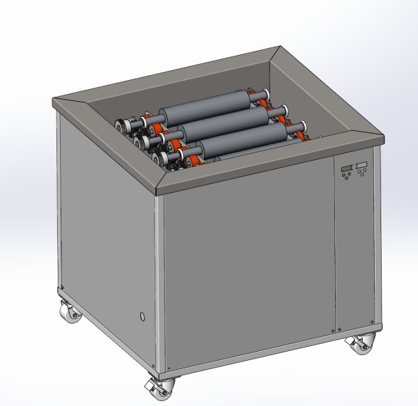 画像1: ＊オーダーご注文 アニロックスロール専用【工業用デジタル式 121.6L/40kHz 超音波洗浄機】 タイマー/ヒーター/パワー調節/超大型洗浄器クリーナー 工業用 (1)