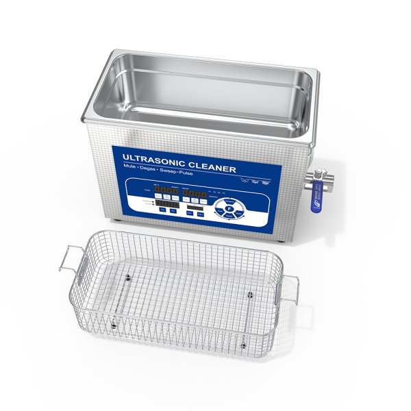 画像2: 【工業用マルチ機能  4.5L/28kHz 超音波洗浄機】 タイマー/ヒーター/パワー調節/DEGAS/スイープ/パルス機能/小型洗浄器クリーナー 業務用 (2)