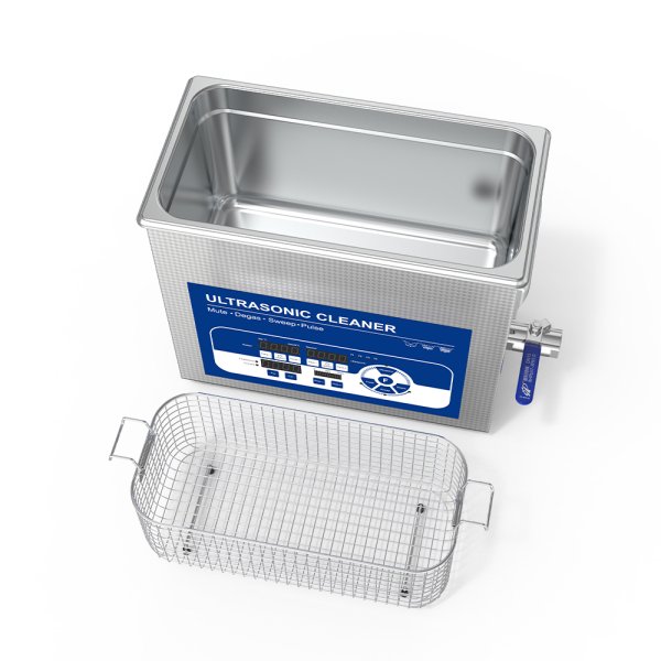 画像2: 【工業用マルチ機能 6.5L/200kHz 超音波洗浄機】 タイマー/ヒーター/パワー調節/DEGAS/スイープ/パルス機能/小型洗浄器クリーナー 業務用 (2)