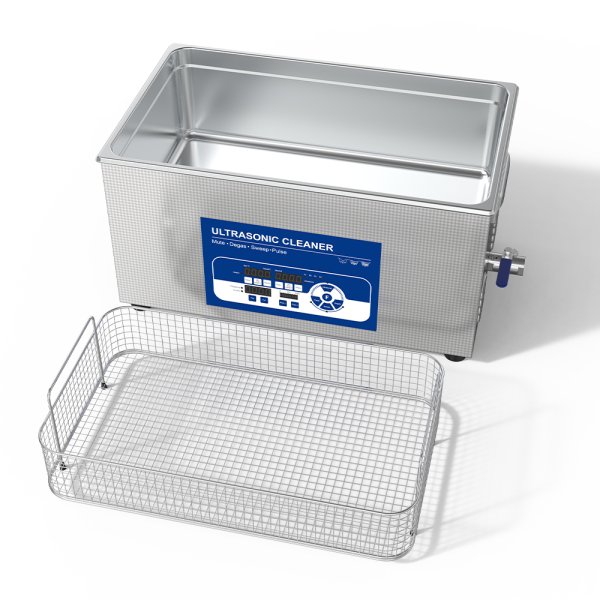 画像2: 【工業用マルチ機能 22L/200kHz/標準パワー500W 超音波洗浄機】 タイマー/ヒーター/パワー調節/DEGAS/スイープ/パルス機能/小型洗浄器クリーナー 業務用 (2)