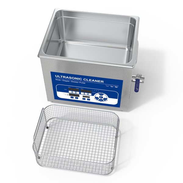 画像2: 【工業用マルチ機能 トリプル周波数 10L/40khz/80kHz/120kHz  超音波洗浄機】 タイマー/ヒーター/パワー調節/DEGAS/スイープ/パルス機能/小型洗浄器クリーナー 業務用 (2)