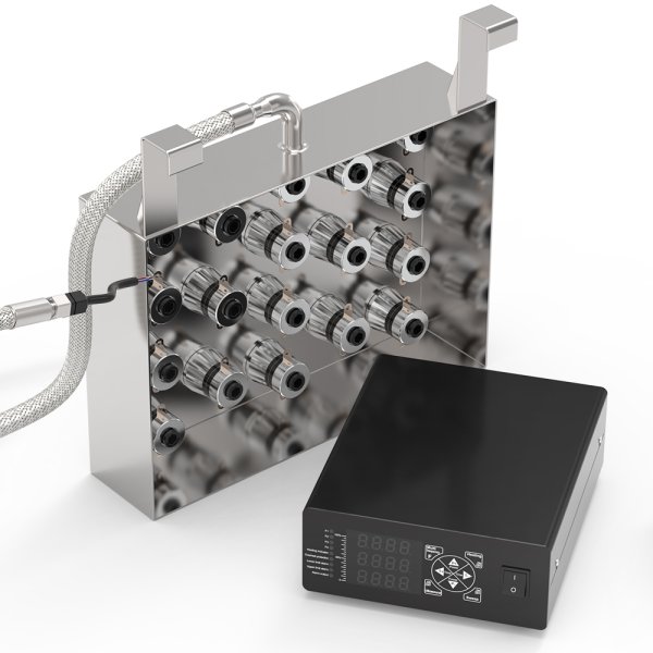 画像3: 【投げ込み型 超音波発生装置 デュアル周波数28/40kHz ボックス型】 注水目安容量80L〜90L 超音波1200W /業務用超音波発生器 (3)